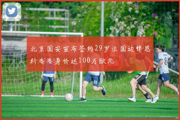 北京国安宣布签约29岁法国边锋恩科洛洛身价达100万欧元